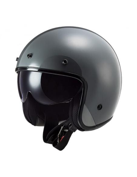 Comprar Casco Jet Con Pantalla Interior Ls2 Of601 Bob Nardo Grey a precio de oferta
