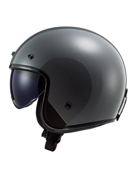Comprar Casco Jet Con Pantalla Interior Ls2 Of601 Bob Nardo Grey a precio de oferta
