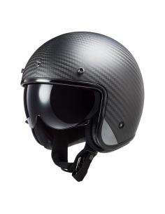 CASQUE JET AVEC ÉCRAN INTÉRIEUR EN CARBONE BOB LS2 OF601