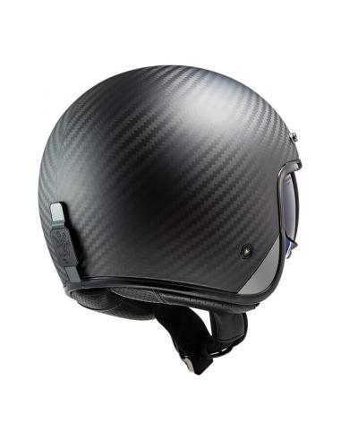 CAPACETE DE jet COM TELA INTERNA LS2 DE CARBONO BOB 601