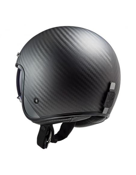 Comprar Casco Jet Con Pantalla Interior Ls2 Of601 Bob Carbono a precio de oferta