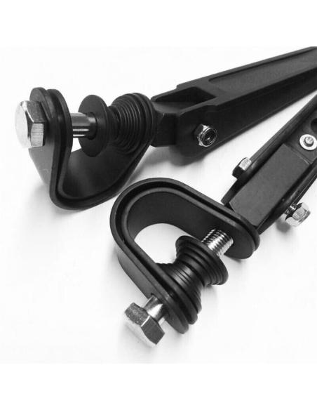Comprar Estriberas Straight Negras Con Bridas Para Defensas a precio de oferta