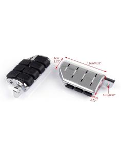 Comprar Estriberas Dual Confort Cromadas Harley a precio de oferta 2