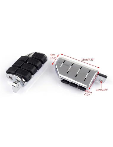 Comprar Estriberas Dual Confort Cromadas Harley a precio de oferta