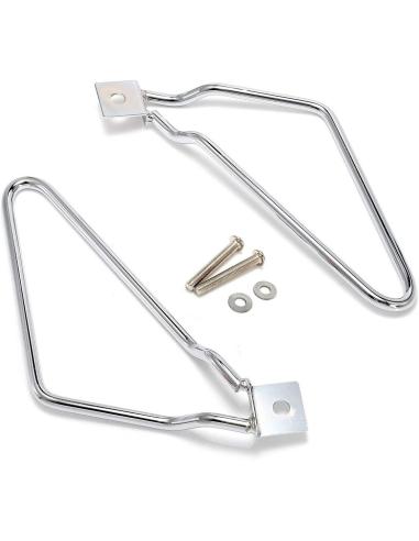 SUPPORTS CHROMÉS MONO POINT ANCHOR UNIVERSAL SADDLEBAG