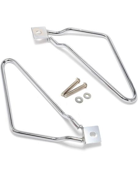 SUPPORTS CHROMÉS MONO POINT ANCHOR UNIVERSAL SADDLEBAG