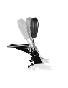 DETACHABLE COMFORT BACKUP SPORTSTERS 2004-UP CHROME 2
