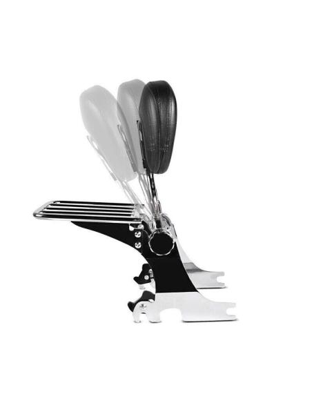 DETACHABLE COMFORT BACKUP SPORTSTERS 2004-UP CHROME