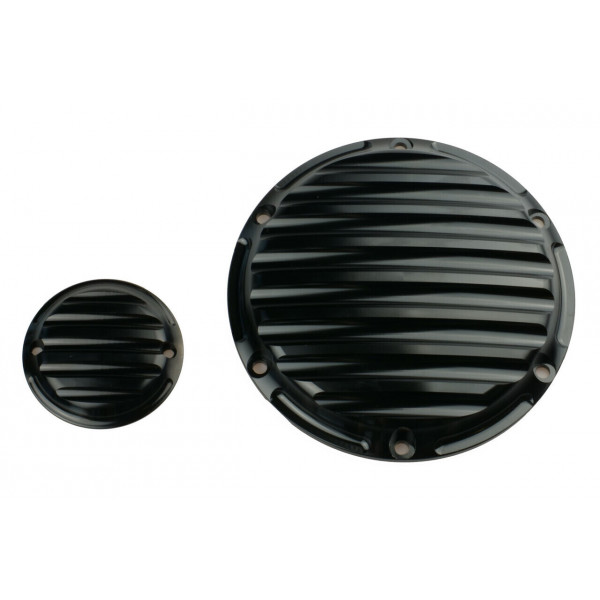 DERBY COVER AND LID ON SCALLOP ALUMINUM BLACK XL 04-UP