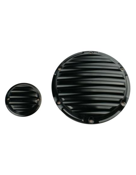 DERBY COVER AND LID ON SCALLOP ALUMINUM BLACK XL 04-UP