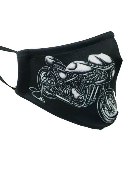 Comprar Mascarilla Higiénica Reutilizable Icc Moto Café Racer a precio de oferta
