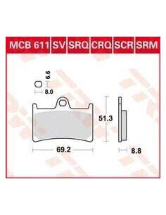 Comprar Pastillas De Freno Delantera Sinterizada Mcb611Sv a precio de oferta 2