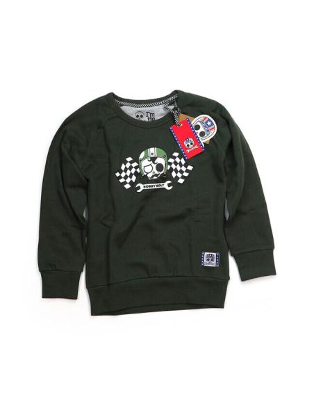 BOBBY BOLT SIR BOBBY GREEN SWEAT-SHIRT POUR ENFANTS