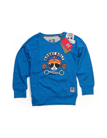BOBBY BOLT POLICE CHILDREN'S SWEATSHIRT BLUE