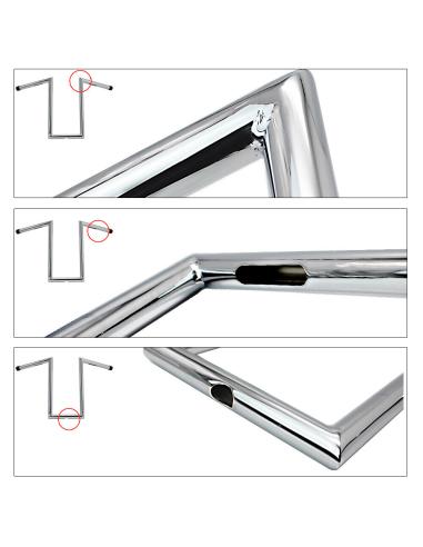 Comprar Manillar Z-Bar 12" (30Cm) 25Mm Cromado a precio de oferta