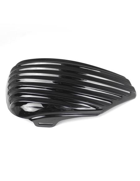 TAPAS LATERALES RIBBED NEGRO BRILLO SPORTSTER 2004 EN ADELANTE