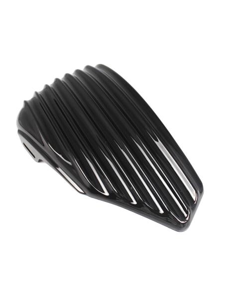 TAPAS LATERALES RIBBED NEGRO BRILLO SPORTSTER 2004 EN ADELANTE