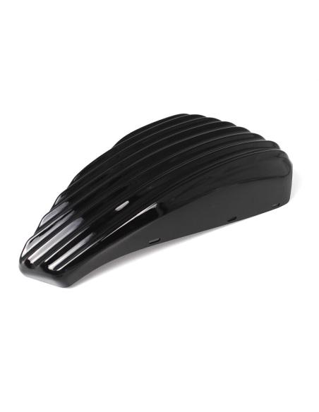 TAPAS LATERALES RIBBED NEGRO BRILLO SPORTSTER 2004 EN ADELANTE