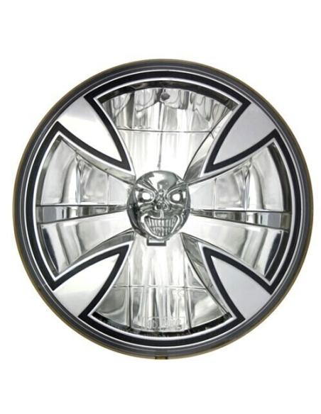 Comprar Lente Cruz De Malta Con Calavera  7" (17.5) a precio de oferta