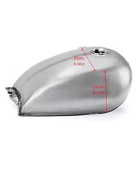 RÉTRO SLIM CAFE RACER UNIVERSAL TANK AVEC BOUCHON ET ROBINET INCLU