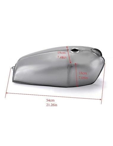 TANQUE RETRÔ XF125 UNIVERSAL COM PLUGUE E TORNEIRA INCLUÍDO