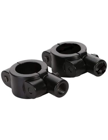 FLANGES PRETAS PARA 22 GUIDÕES PARA INSTALAR ESPELHOS M10
