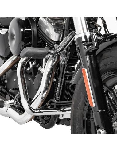 CHROME MUSTACHE FENDERS FOR SPORTSTER 2004 ONWARDS