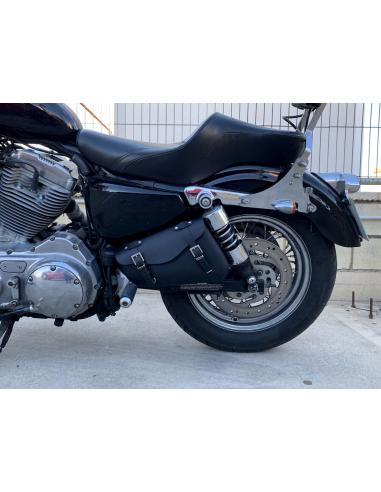 SPORTSTER ESQUERDA INCLINANDO ALFORJE COM FECHAMENTOS RÁPIDOS