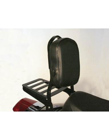 BACKREST W/ GRILL HARLEY XL 94-03 BLACK