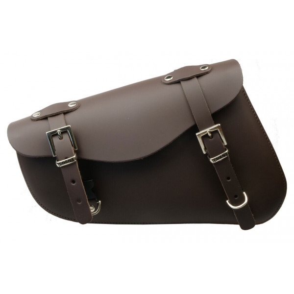 SADDLEBAG BROWN LEFT SPORTSTER WITH QUICK RELEASE