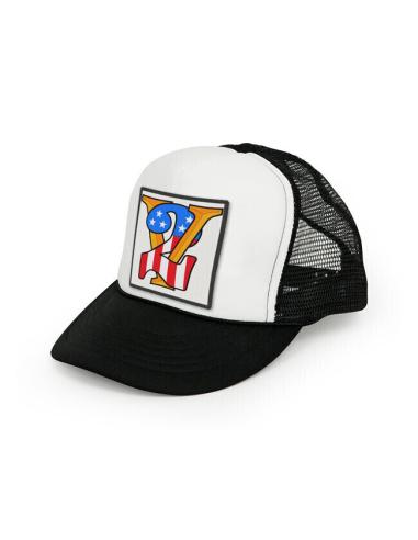 Acquista Cappellino Trucker 13 1/2 V2 Bianco e Nero in offerta