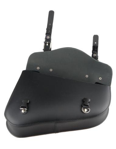 SPORTSTER RIGHT SIDE SADDLEBAG WITH QUICK RELEASE FASTENERS