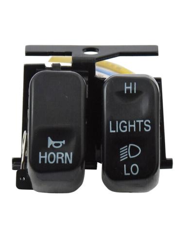 Comprar Botonera Negra Recambio Hd Larga/Corta Y Bocina a precio de oferta