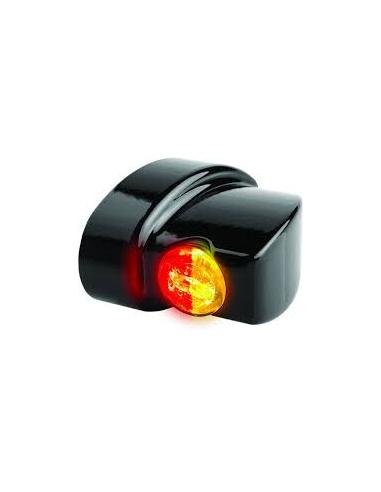 TURN SIGNALS HEINZ NANO 3-1 BLACK WITH BRAKE AND POSITION - HOMOLO
