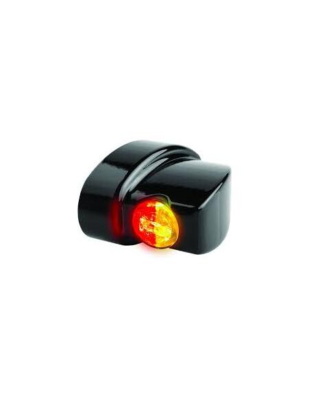 TURN SIGNALS HEINZ NANO 3-1 BLACK WITH BRAKE AND POSITION - HOMOLO