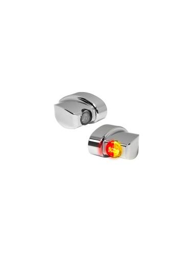 CLIGNOTANTS DE CHROME HEINZ NANO 3-1 AVEC FREIN ET POSITION - HOMOLO