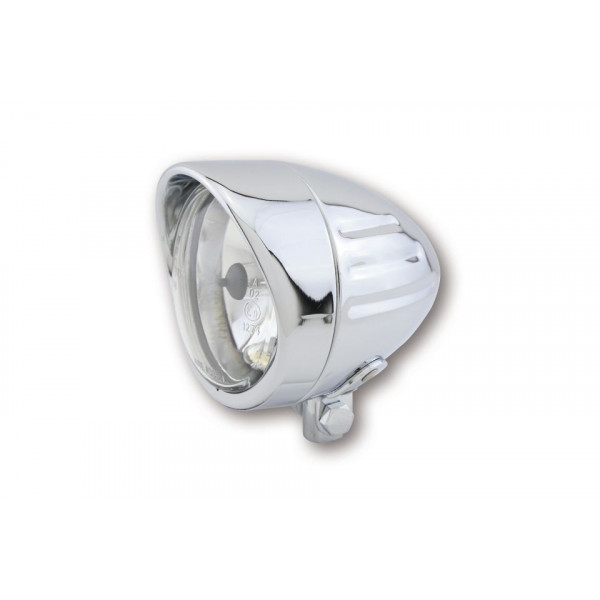 GROOVED CENTRAL HEADLAMP GROOVED 4" - HOMOLOGATED