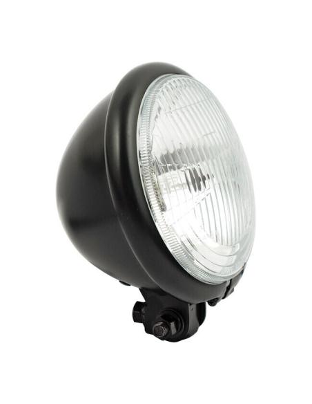 CENTRAL HEADLAMP "BATE" BLACK 5-3/4" TYPE APPROVED