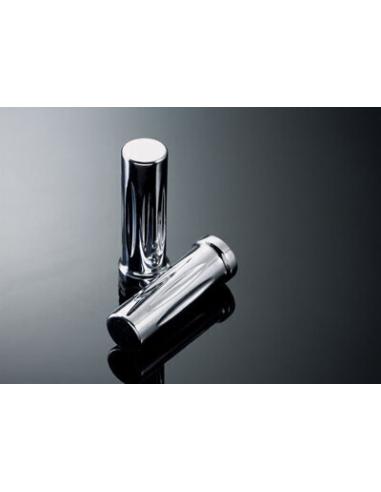 ALUMINIUM "BALLED" GRIPS WITH SHANK