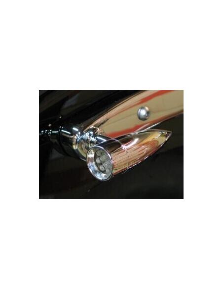 FLASHER CROMADO "TEGNO" LED