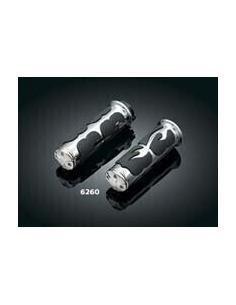 SPECIFIC GRIPS FOR HARLEY "ISO-FLAME".
