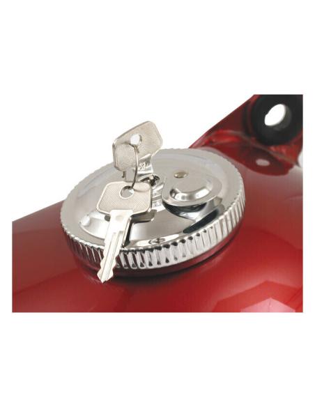 Comprar Tapon Cromado Para Harley Con Llave a precio de oferta