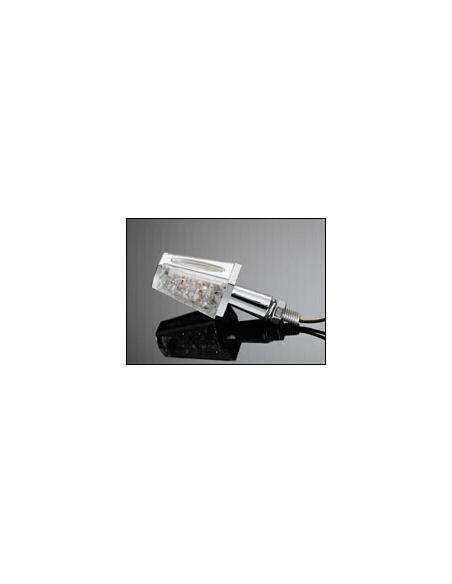 TURNSIGNALS LED "COFFIN STYLE" CHROMED