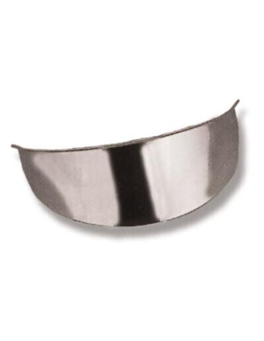 VISEIRA CROMADA PARA FAROL CENTRAL 7" LISO