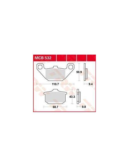 PASTILHAS DE FREIO MCB532