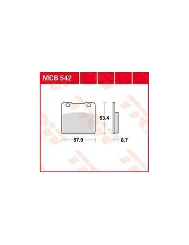 BRAKE PADS MCB542