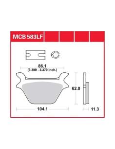 Brake Pads Mcb583 | Sale Price 2