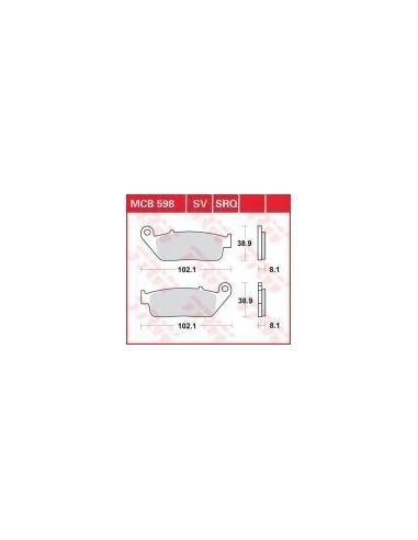 MCB598SV SINTERED BRAKE PADS