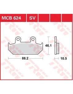 MCB624SV SINTERED BRAKE PADS 2