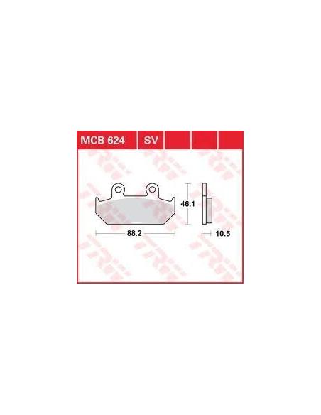 MCB624SV PASTILHAS DE FREIO SINTERED